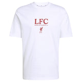 adidas LFC 25 Graphic Tee Black White