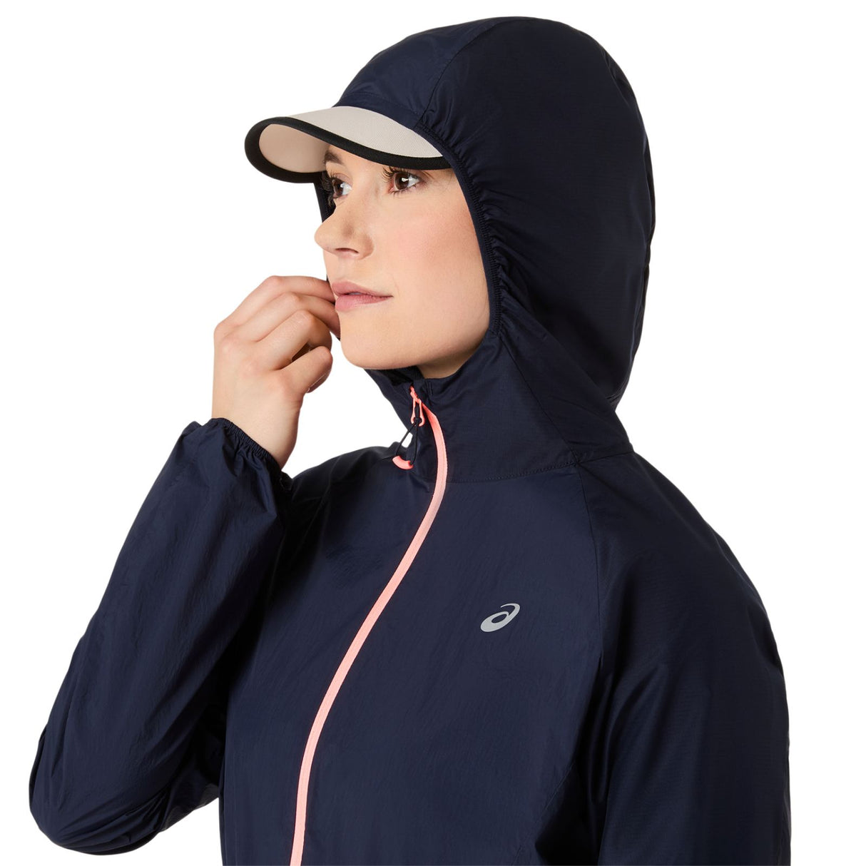 ASICS WMS ROAD PACK JACKET NAVY