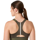 ASICS WMS ROAD COMBI ZIP BRA GRN