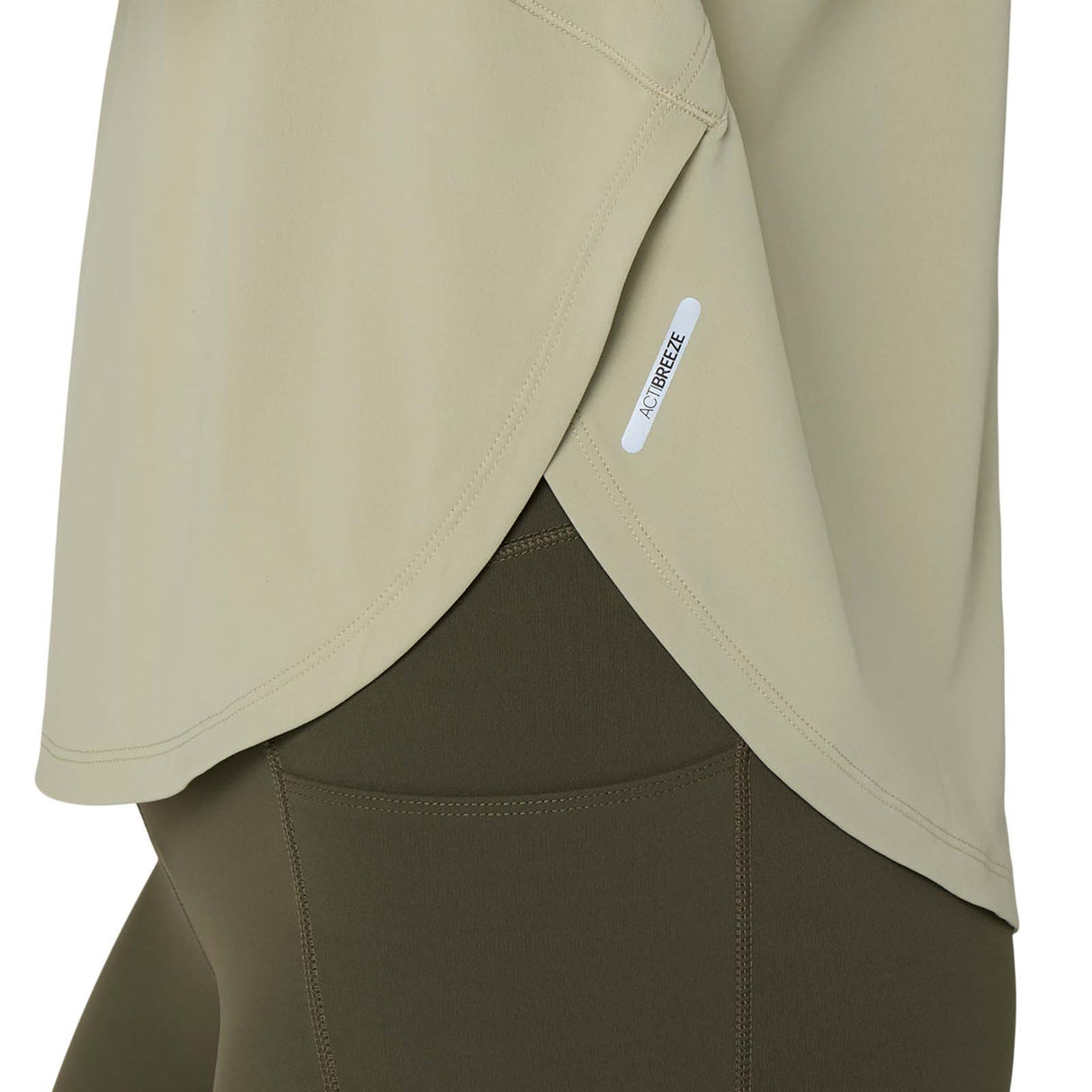 ASICS  WMS NAGINO RUN ADJUST HOODIE GRN