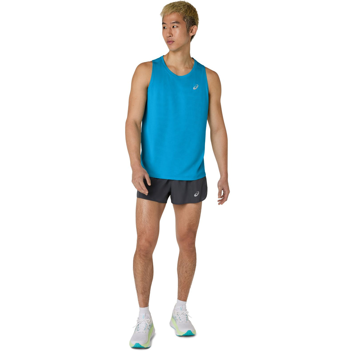 ASICS MENS CORE SINGLET BLUE