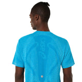 ASICS MENS ROAD SEAMLESS SS TOP BLUE