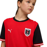 PUMA AUSTRIA WC26 KIDS HOME JERSEY RED