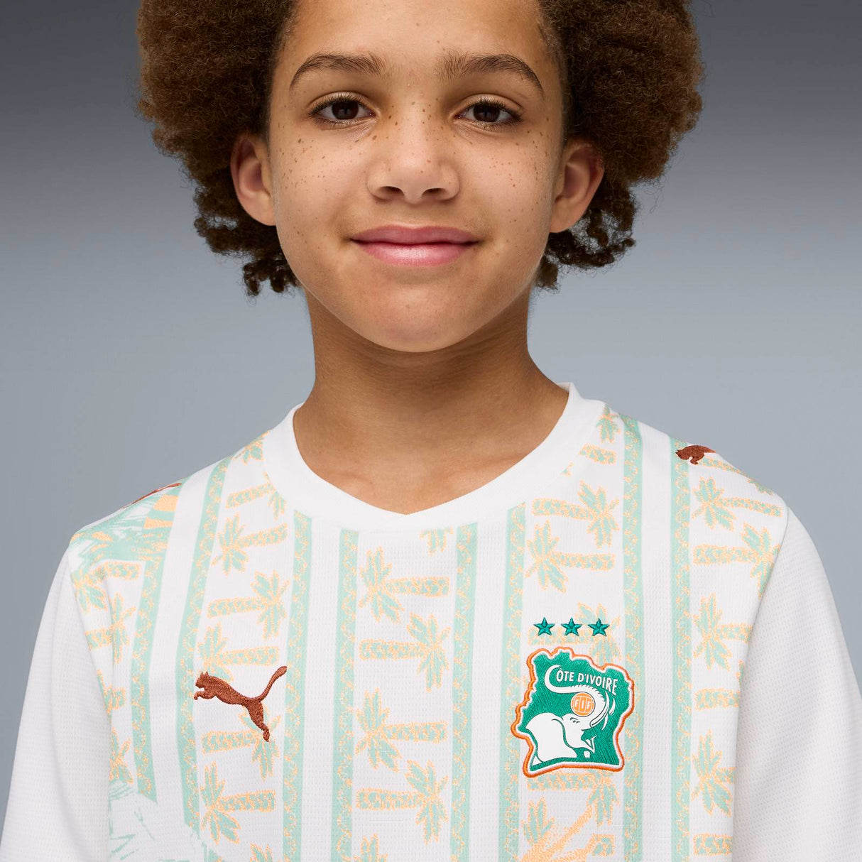 PUMA IVORY COAST WC26 KID AWAY JERSEY WH