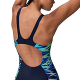 SPEEDO HYPERBOOM MUSCLEBACK LEGSUIT NAVY