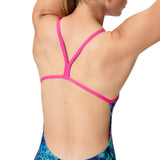 Speedo Club Training Printed V-Back 2.0 Womens Swimsuit