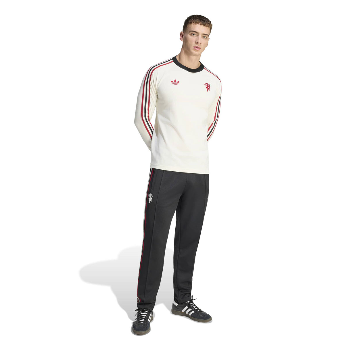 adidas MUFC 25 OG LS Tee White