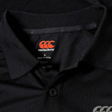 Canterbury Mens TEMPO POLO SHIRT Black