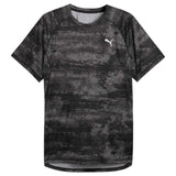 Puma Mens Run Velocity AOP Tee Black