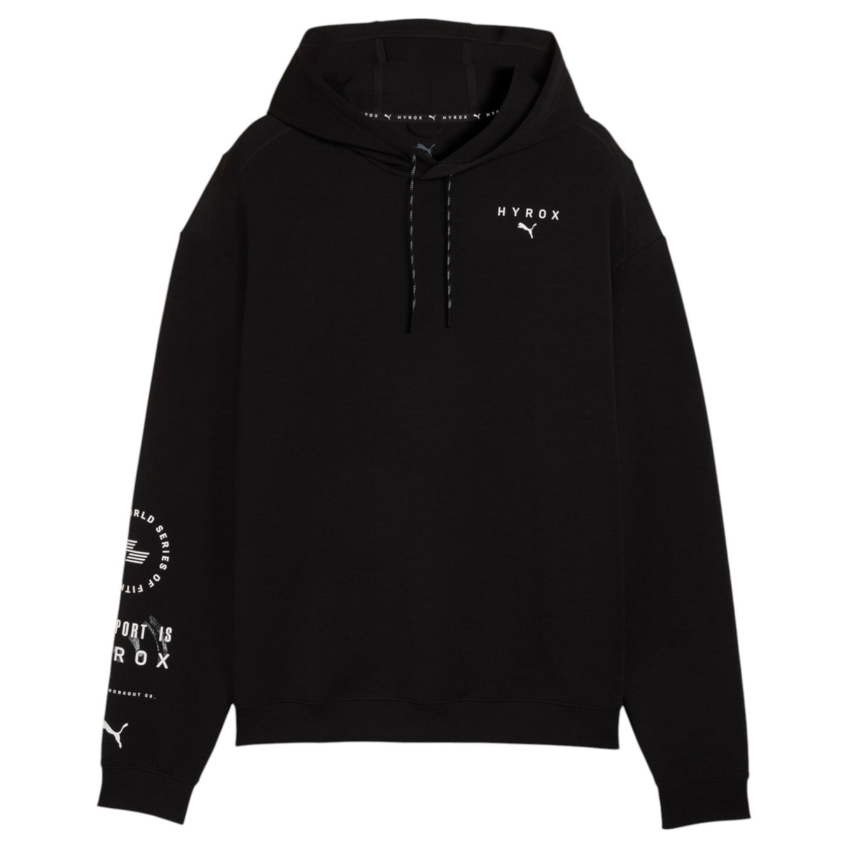 Puma X Hyrox Mens Cloudspun Hoody Blk