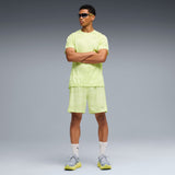 Puma Mens Run Velocity AOP Tee Yellow