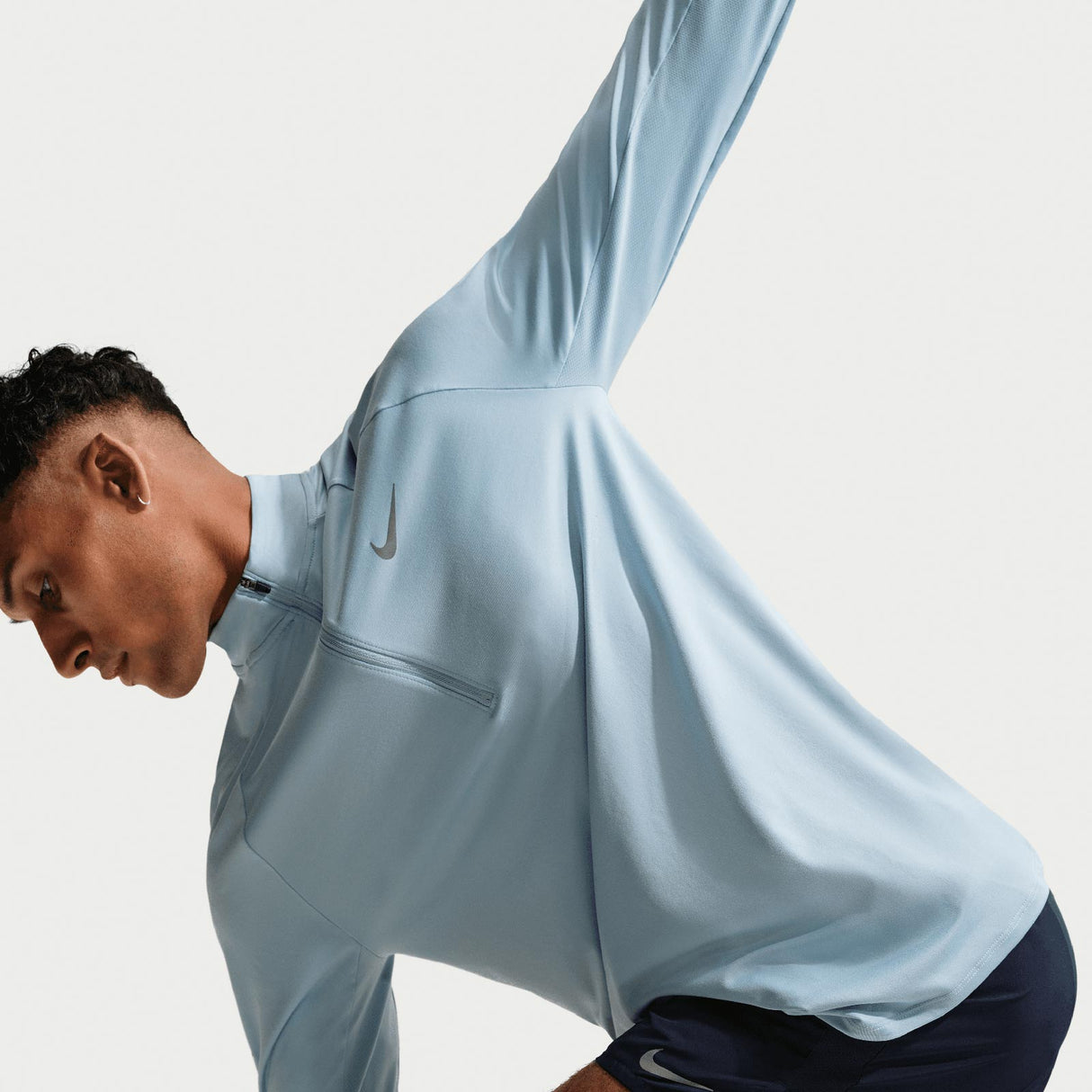 Nike M NK DF STRIDE HZ MIDLAYER Blue