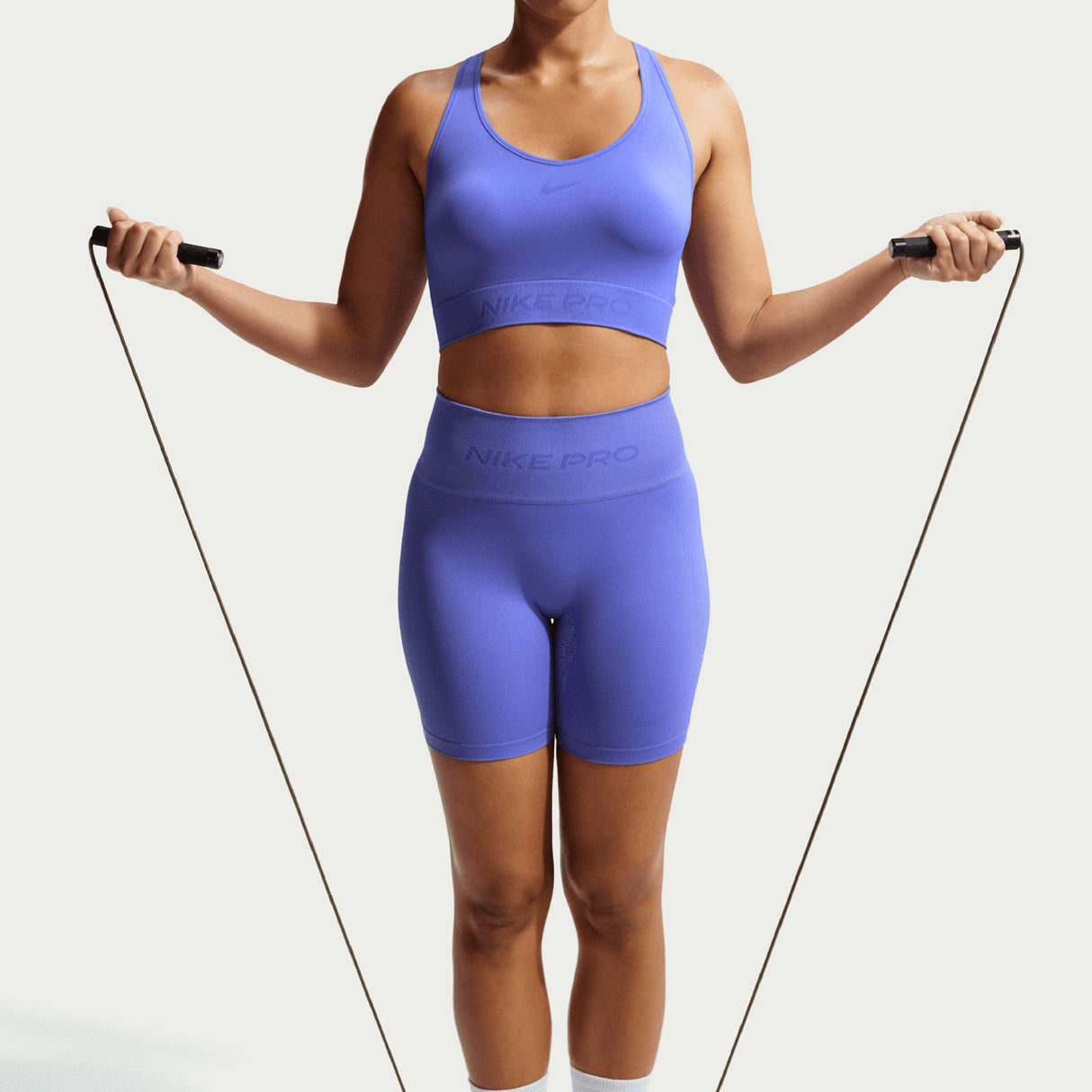 Nike W NP DF SMLS TANK Blue