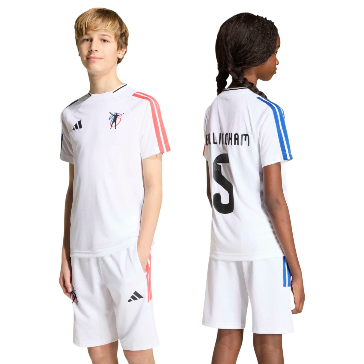 adidas Boys JB Hot Tee White