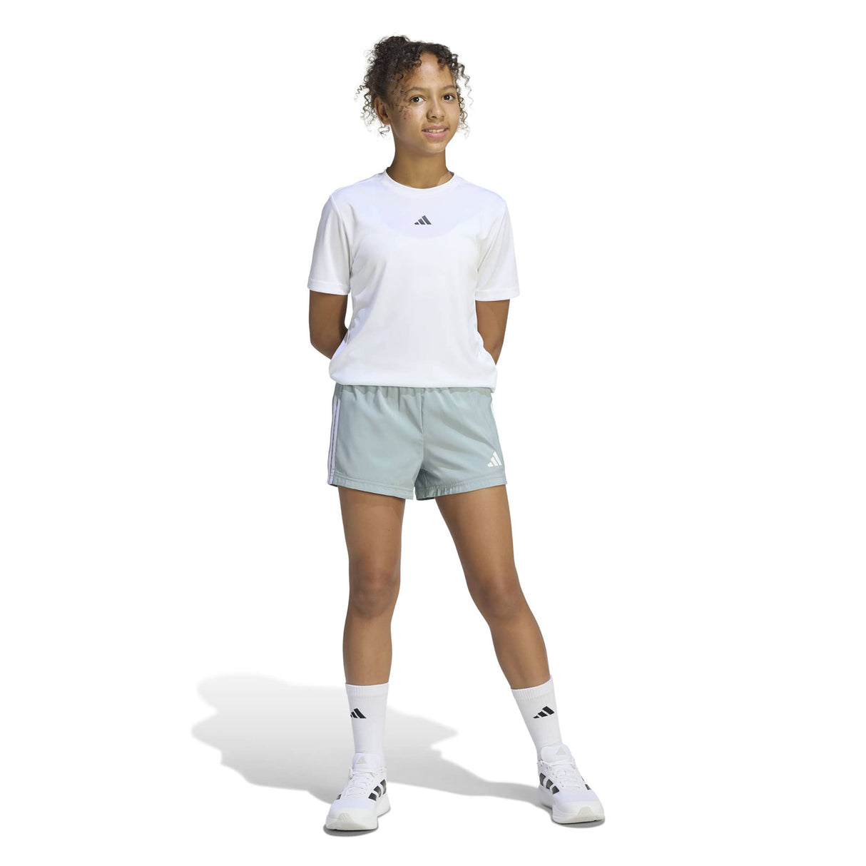 adidas Girls TR 3S shorts Green