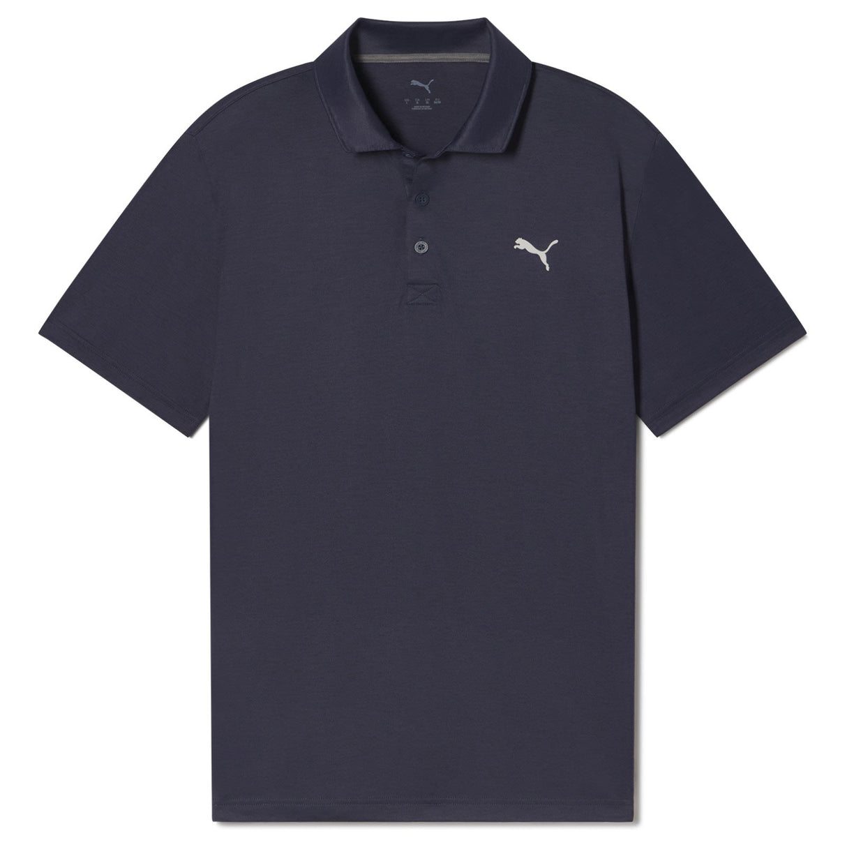 PUMA Icon HEATHER Golf Polo 2.0 Navy