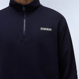Napapijri Mens B-SMALL BOX Half Zip Navy