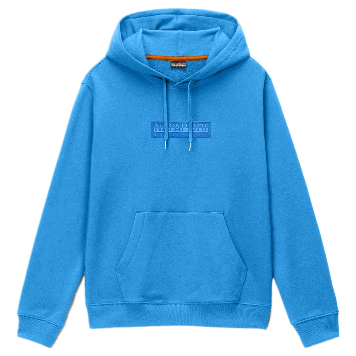 Napapijri Mens B-BOX LOGO Hoodie Blue