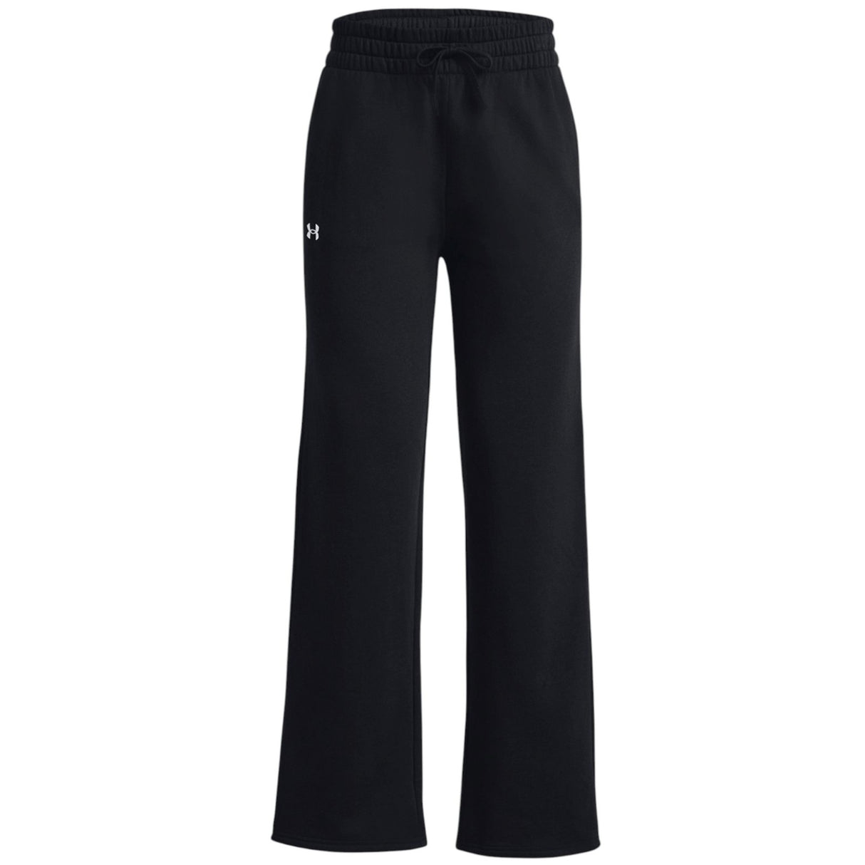 UA Womens Rival Flc Straight Pants Blk