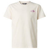 TNF TEEN Girls VOYAGE RELAX SS Tee White