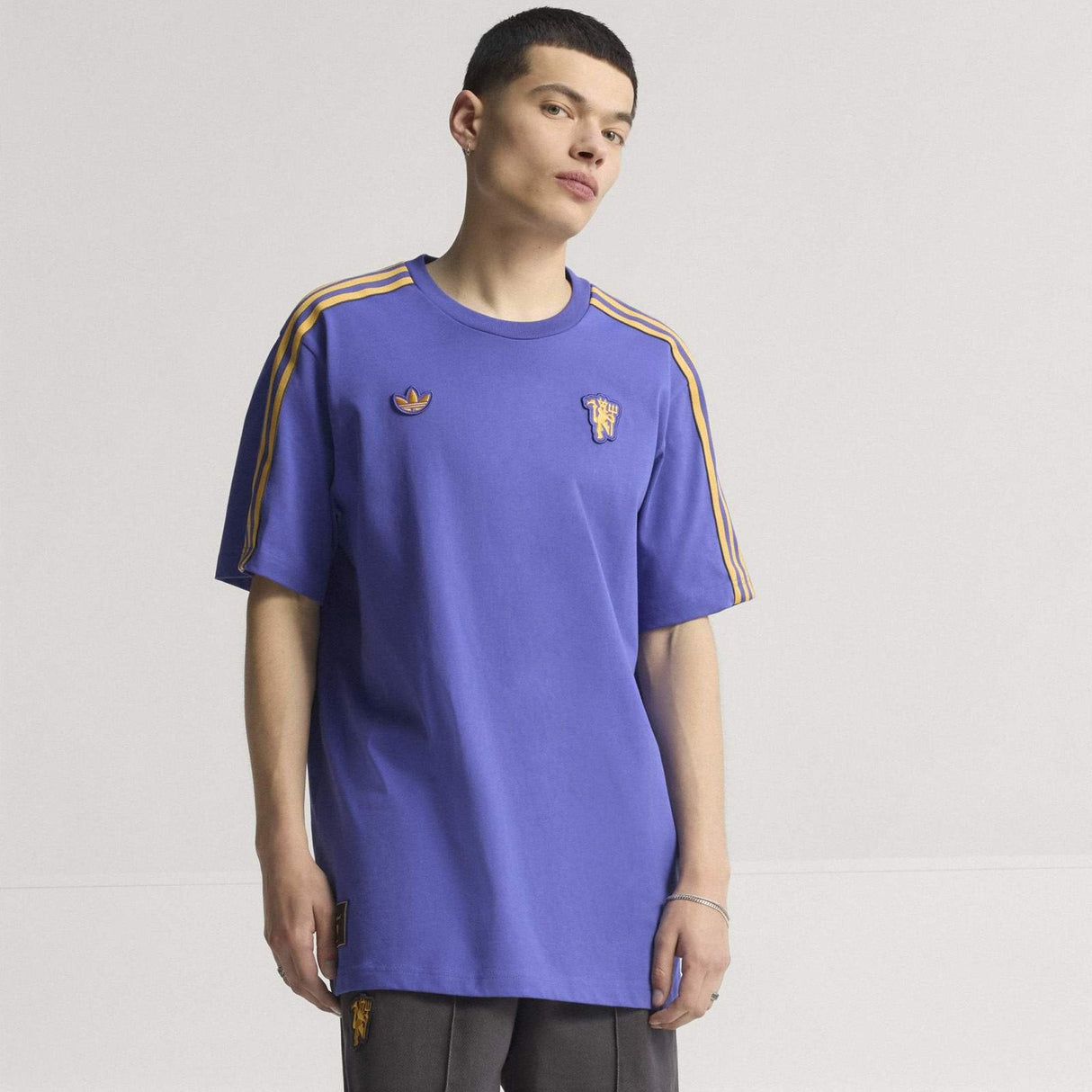 adidas OG MUFC 25 Icon Tee Purple