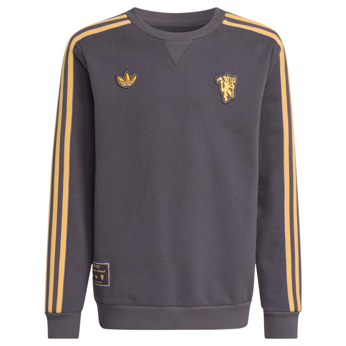 adidas OG MUFC 25 Kid Icon Sweat Top Blk