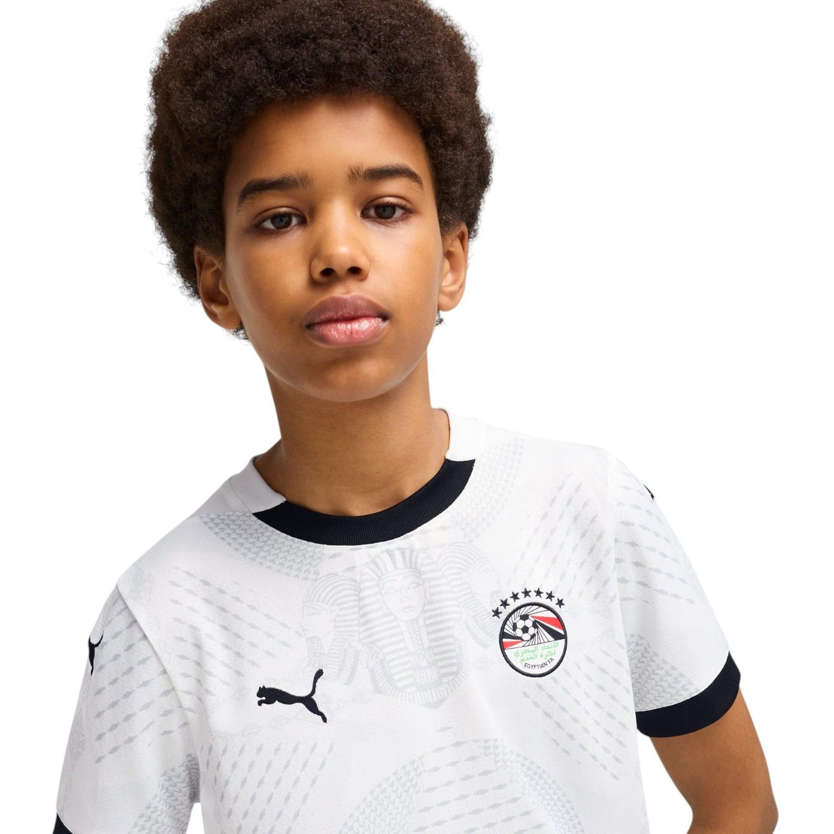Puma Egypt Away Kids Jersey  White