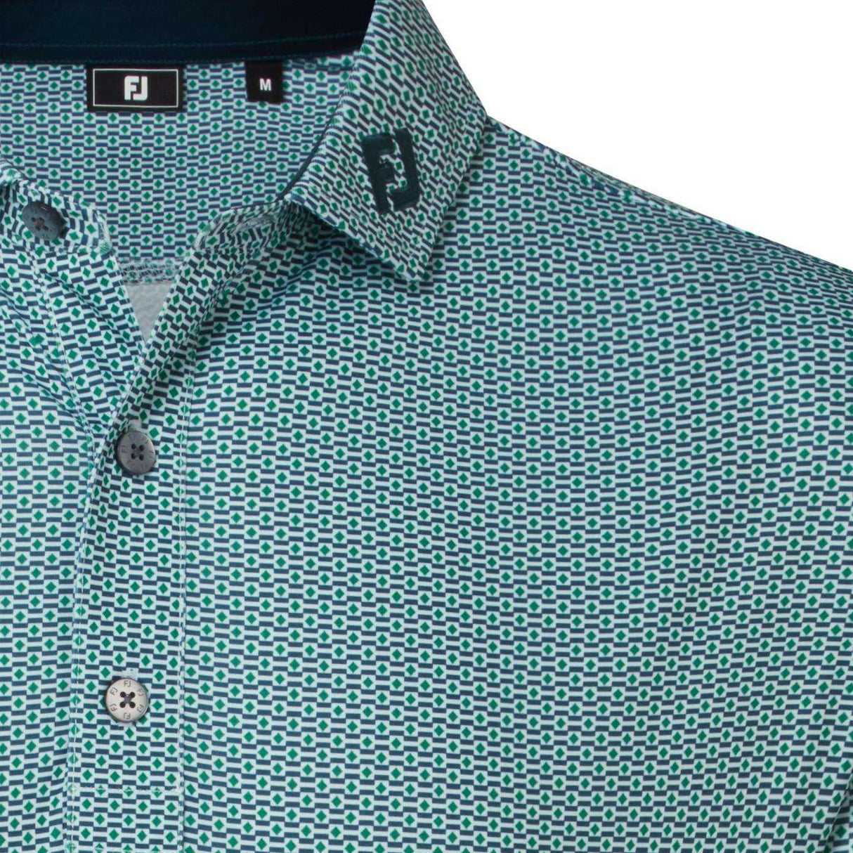 Footjoy Mens Nautical Flag Lisle Grn
