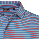 Footjoy Mens Shadow Stripe Lisle Blue