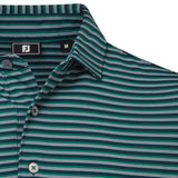 Footjoy Mens Shadow Stripe Lisle White