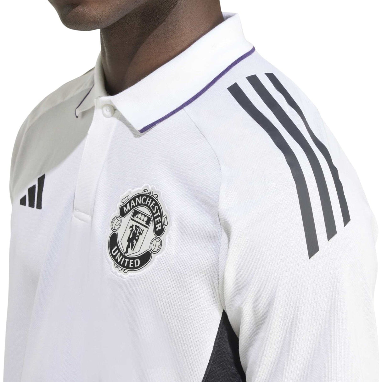 adidas Manchester United Football Tiro 2025/26 Adults Polo Shirt