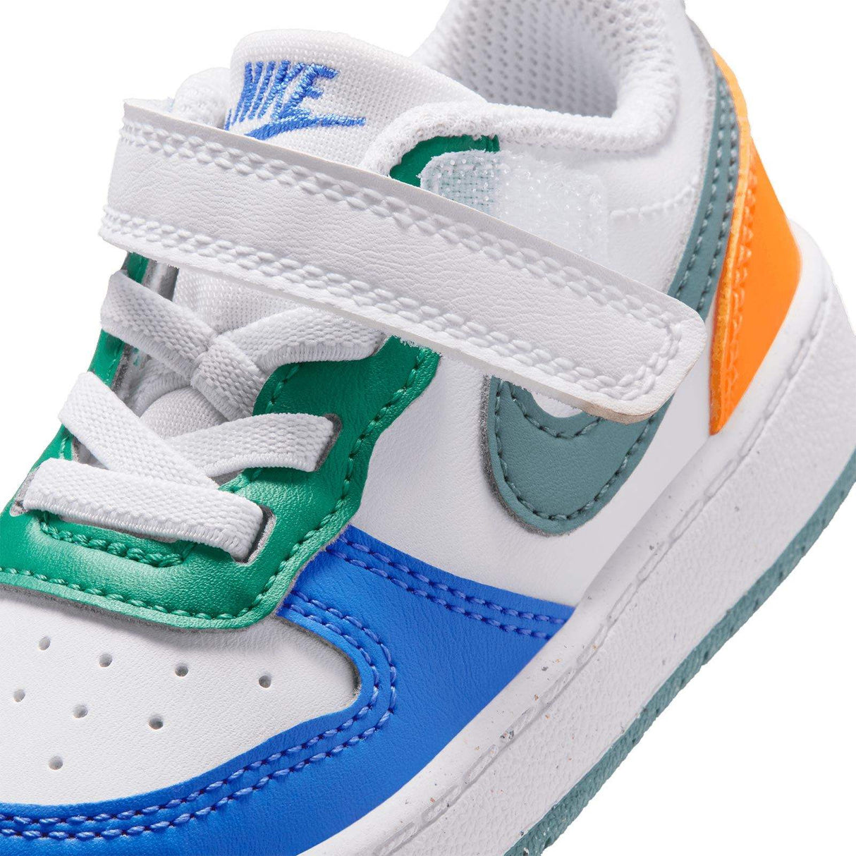 NIKE Court Borough Inf Boys WhiteGrnWht