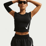 NIKE TEMPO FLW SWSH DF SHORT  WMS Black
