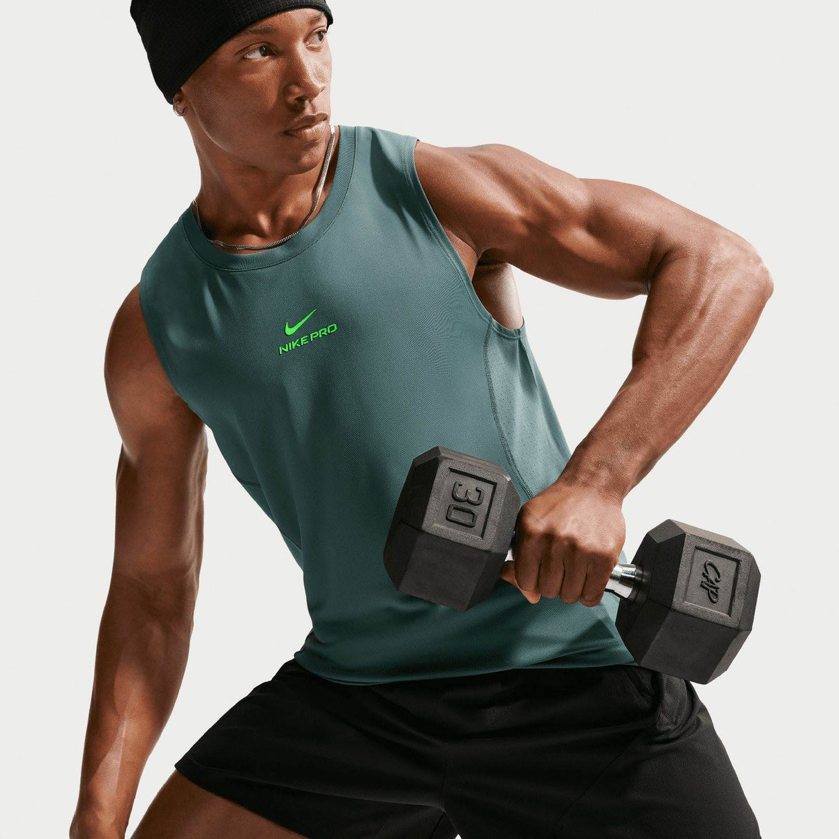 Nike Mens NP DF NPT TANK Green