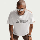 Nike Mens ACG DF TEE STD TRAIL LOGO Wht
