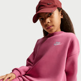 NIKE GRLS NSW CLUB FLC OVRSZD CREW Pink