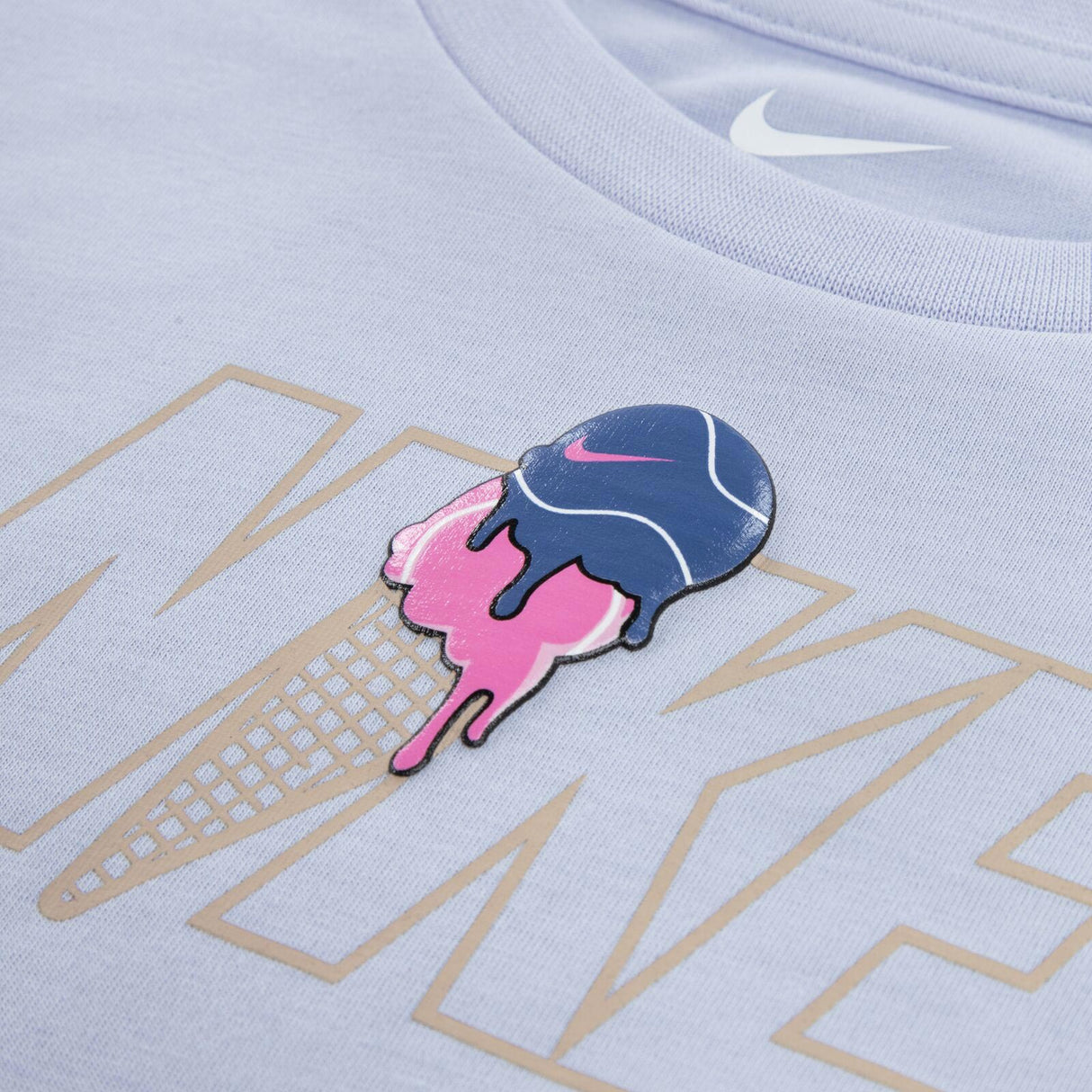 Nike Girls Jnr Tee & Bike Short Set Navy