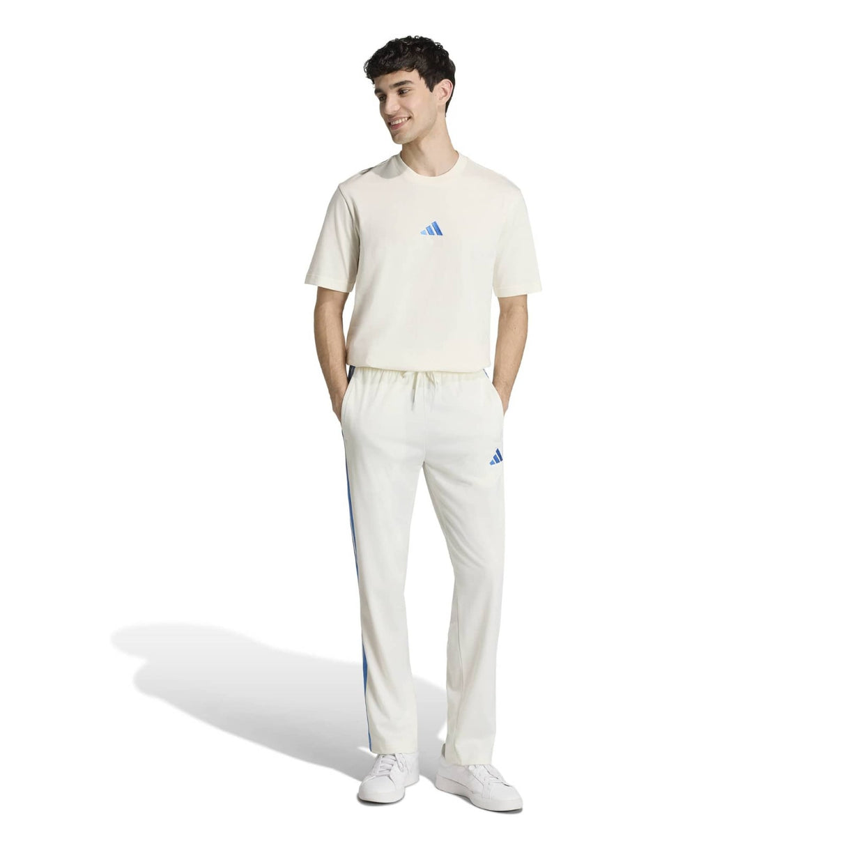 adidas Mens Sleevless SJ T Shirt White