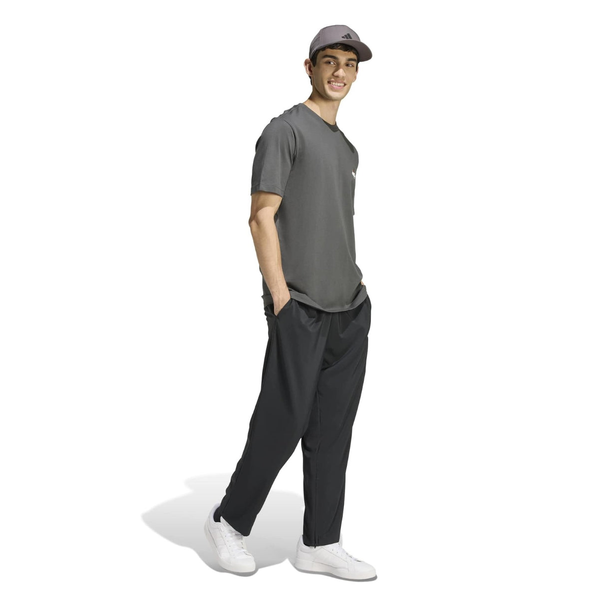 adidas Mens Cheesecake T Shirt Grey
