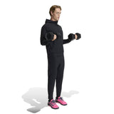 adidas Mens D4T Hybrid FZ Hoodie Black