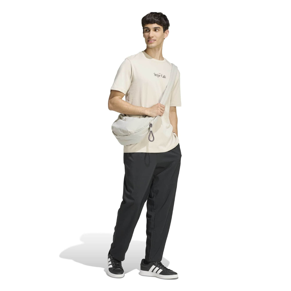 adidas Mens Donut Box T Shirt Cream