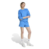 adidas Womens SL Fleece Sweatshirt Blue