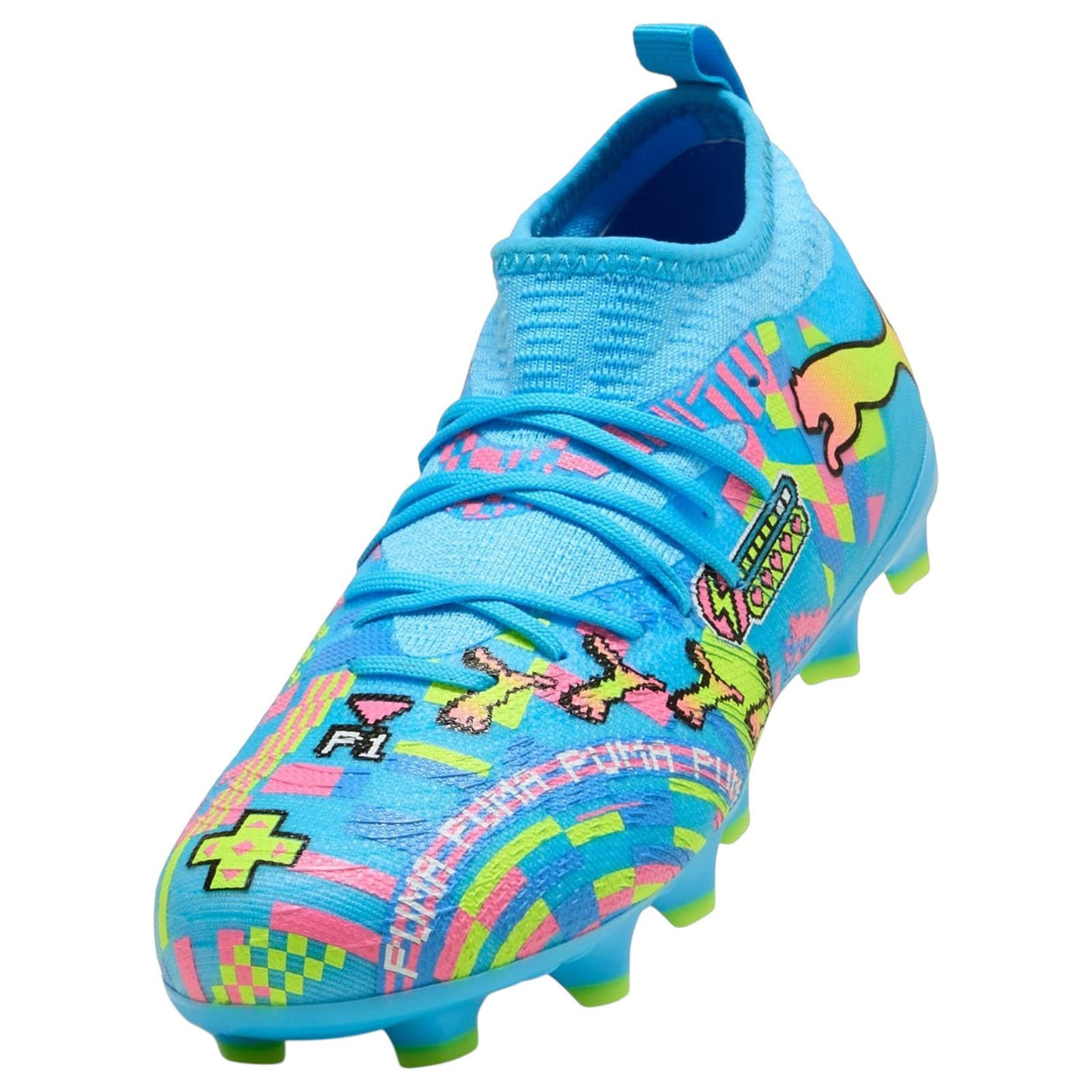 Puma Kids Future 9 Match Lvl Up FG Blue