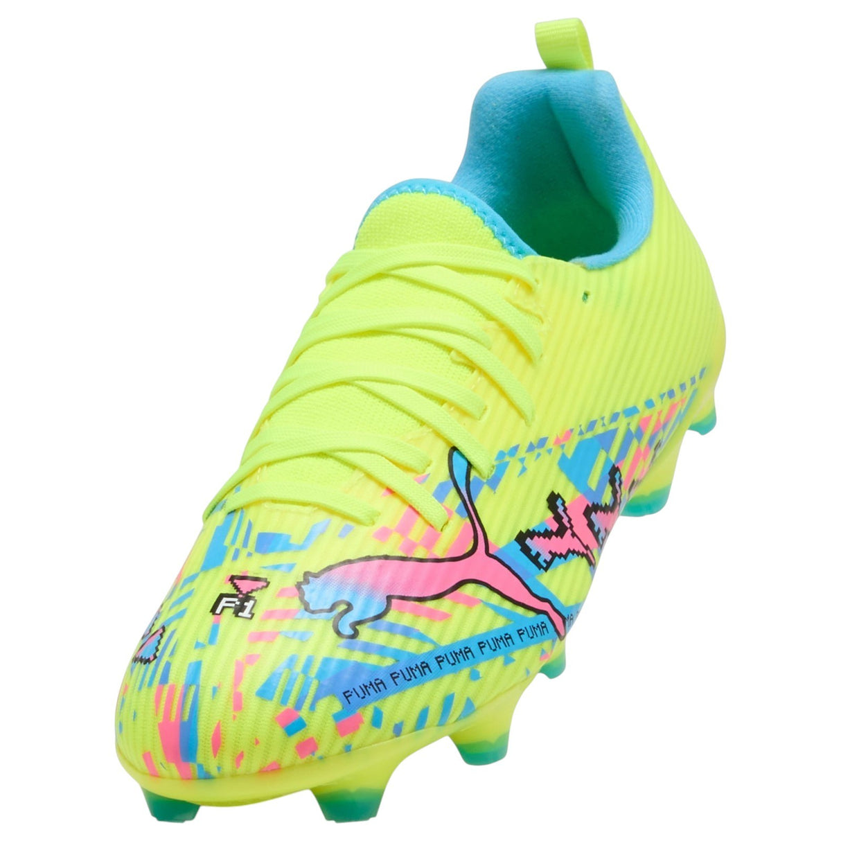 Puma Kids Ultra 7 Match Lvl Up FG Yellow