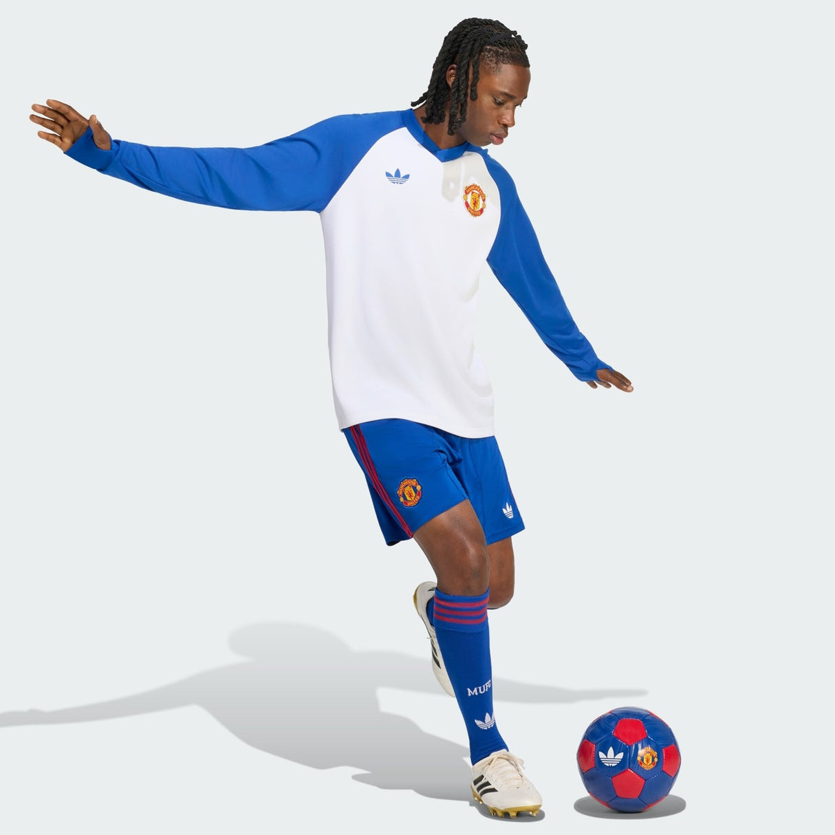 adidas OG MUFC 26 Away Shorts Blue