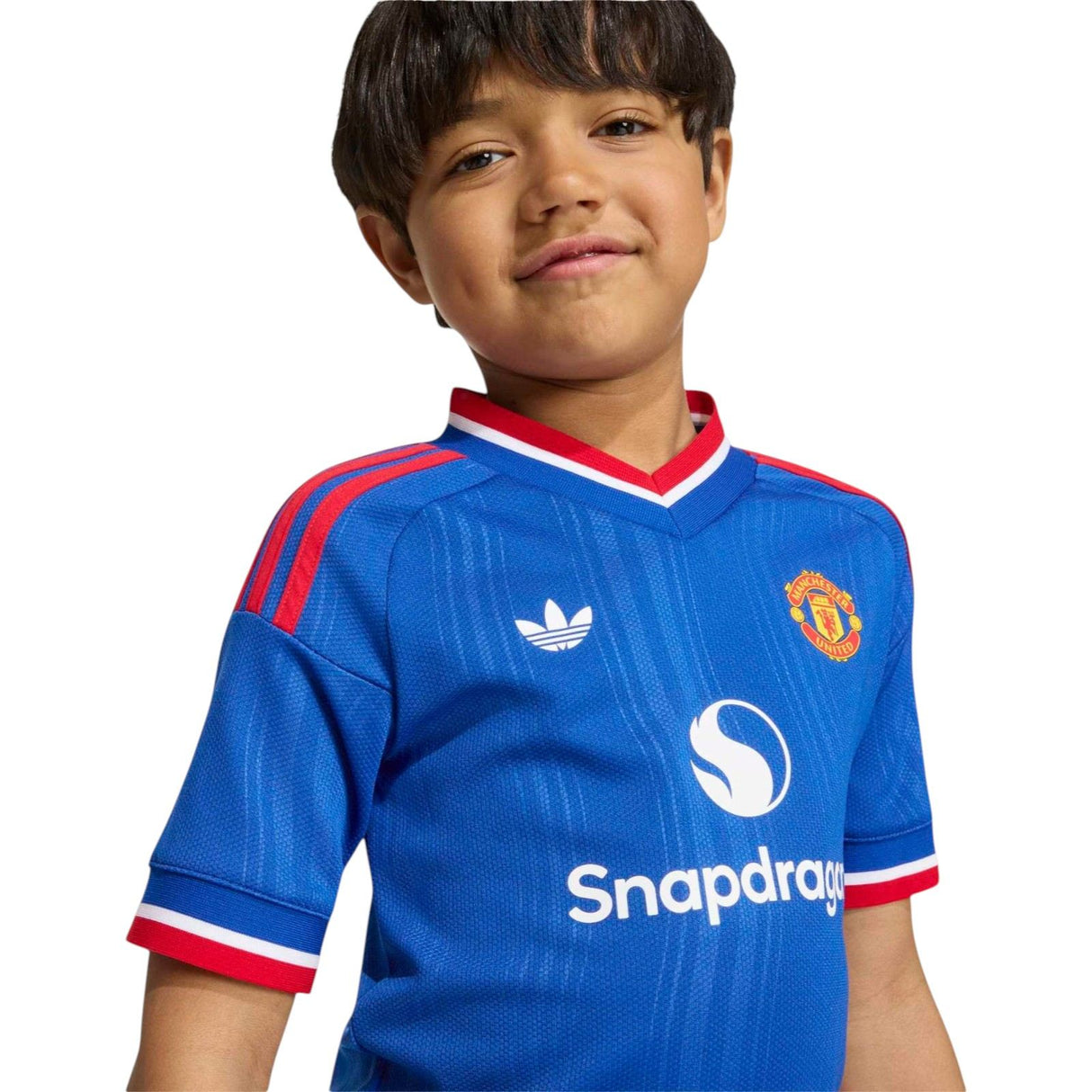 adidas OG MUFC 26 Kids Away Kit Blue