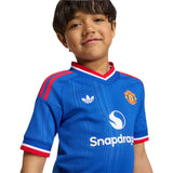 adidas OG MUFC 26 Kids Away Kit Blue