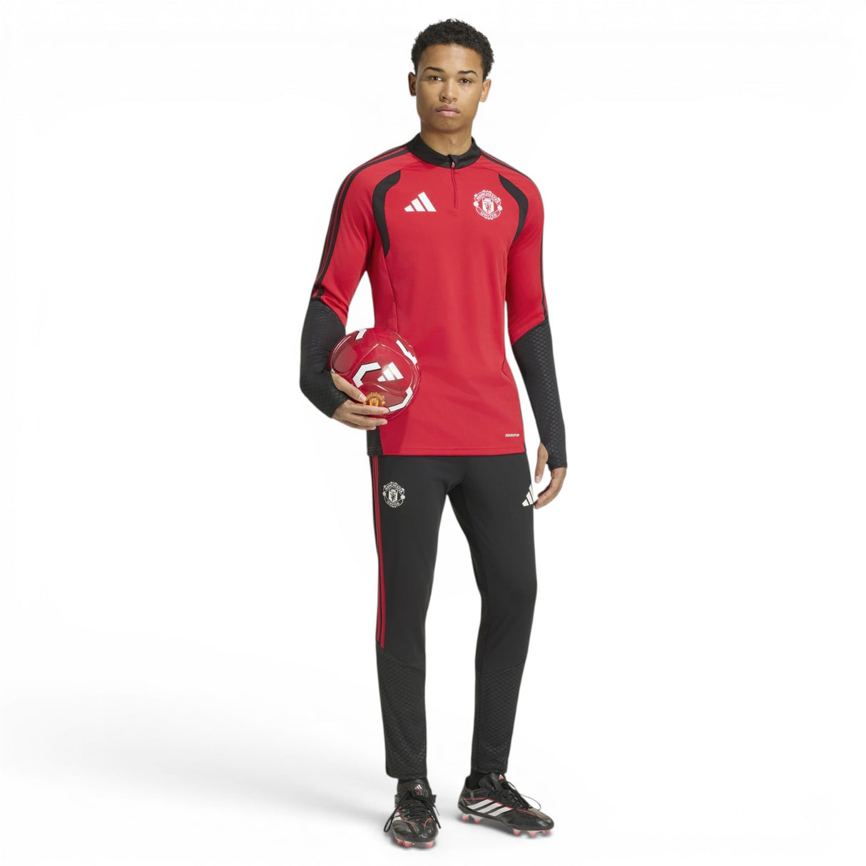 adidas MUFC 26 Train QZ Top Red