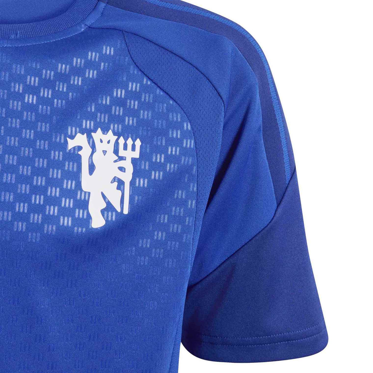adidas MUFC 26 Kids EU Train Jersey Blue