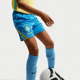 Nike Brazil WC26 Kids Home Shorts Blue
